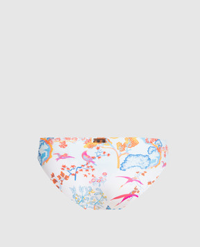 Vilebrequin White panties from the Frisbee swimsuit with a print FRBH3H73