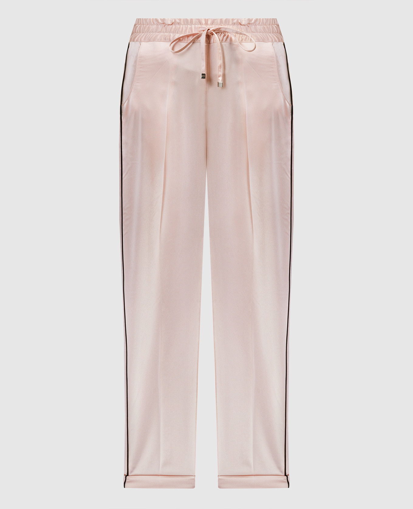 

Pink pants with contrasting edging Kiton