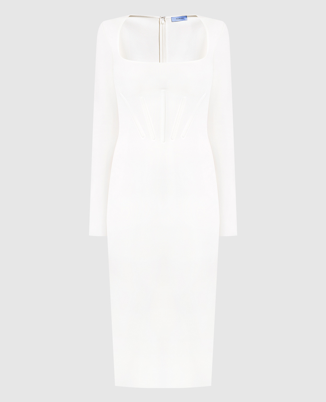 Thierry Mugler - White dress with a corset 22S2RO14381097 - shop