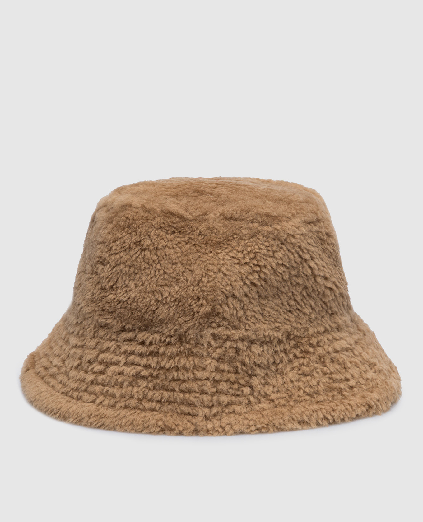 Light brown two-sided panama yves salomon