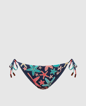 Vilebrequin Blue panties from Flore Holistarfishes swimsuit FLRC4H24