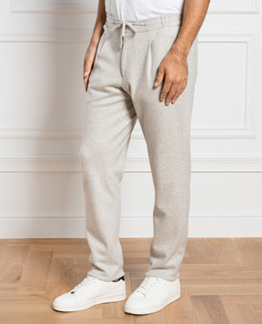 Enrico Mandelli Gray cashmere pants GYM0045239