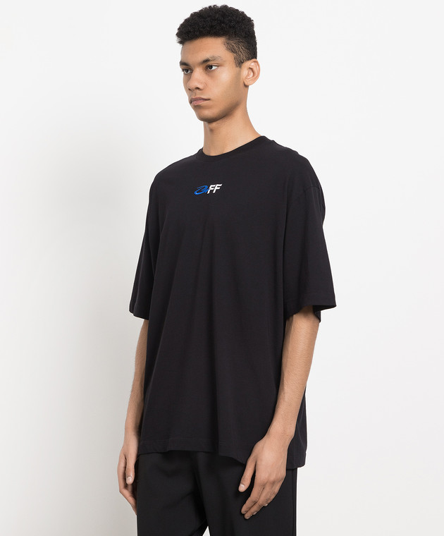 Off-White - Black t-shirt with Off-White Exactly the