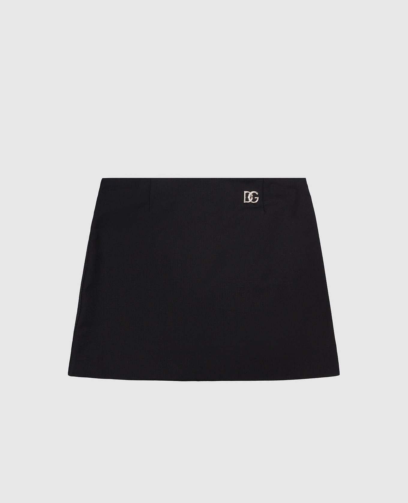 

Children's black skirt with metal logo Dolce&Gabbana