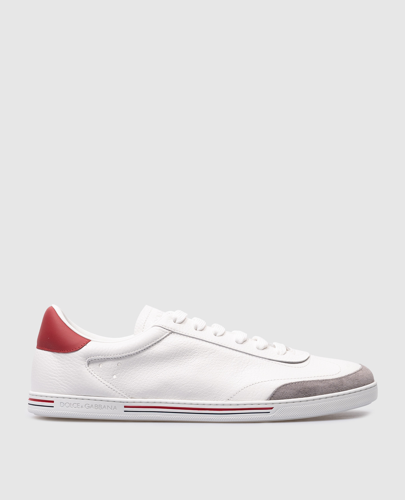 

Saint Tropez white leather sneakers with logo Dolce&Gabbana