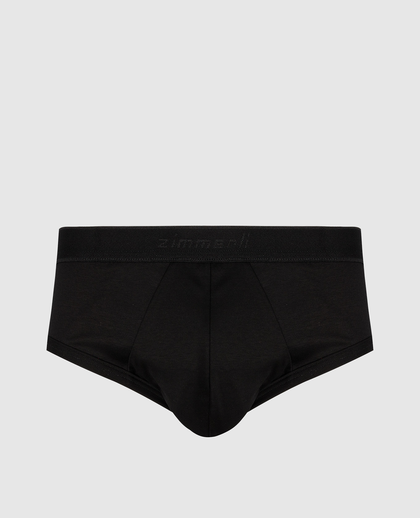

Sea Island logo briefs in black Zimmerli