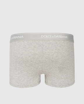 Dolce&Gabbana Set of gray boxers with logo M9C07JONN95