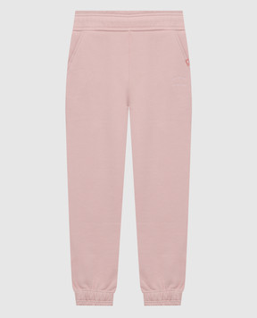 Ermanno Scervino Pink joggers with logo embroidery D431P302KRA