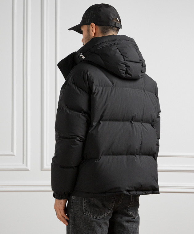 Moncler Grenoble - Black Coraia down jacket with textured