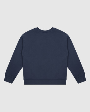 Vilebrequin Children's blue Galapa sweatshirt with logo print GLPC4S46