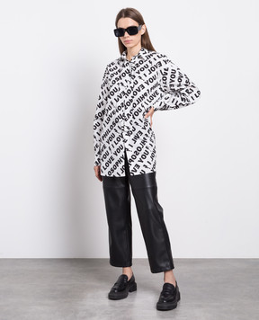 Philosophy di Lorenzo Serafini I Love Philosophy white blouse A02255742
