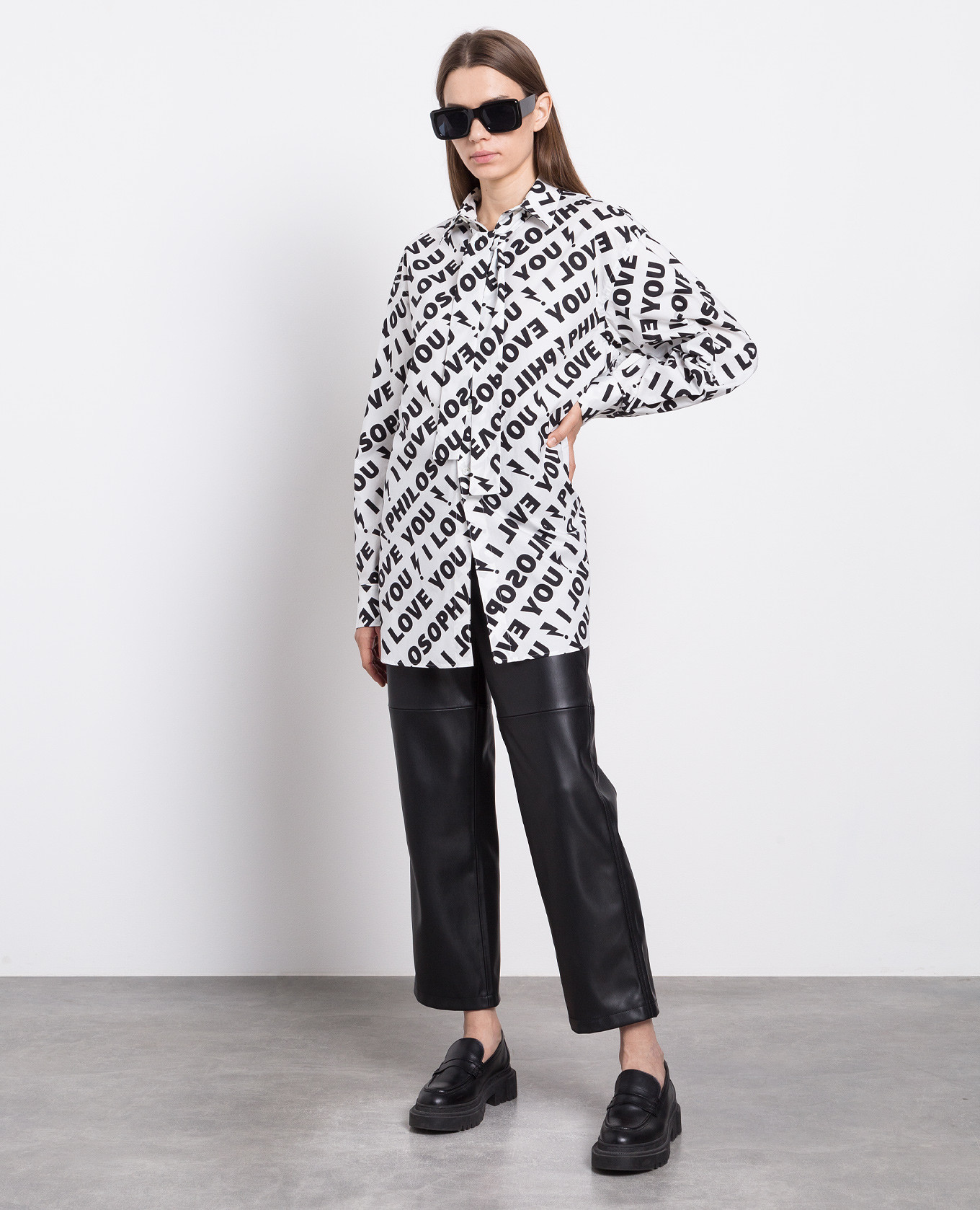 I Love Philosophy white blouse Philosophy di Lorenzo Serafini 2