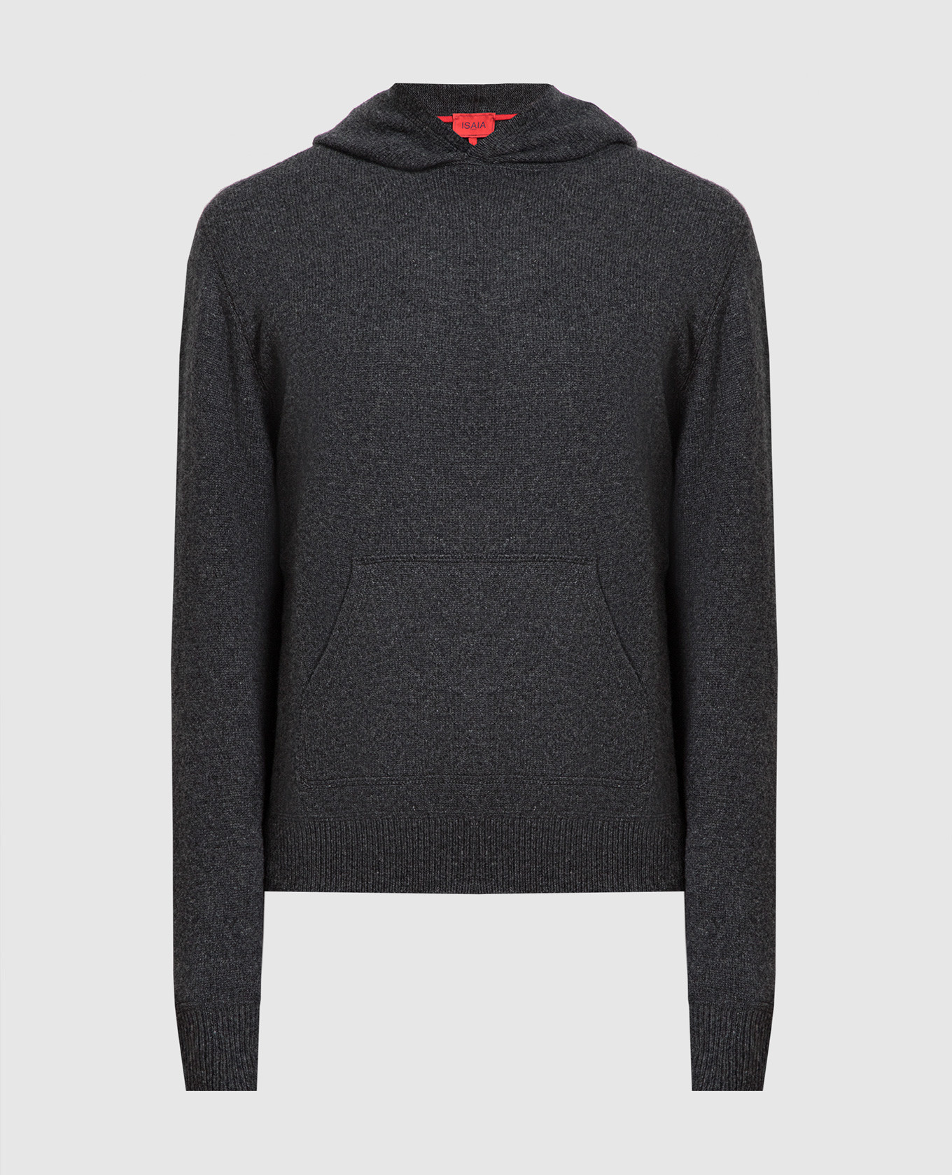 

Gray cashmere hoodie ISAIA, Grey