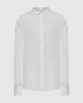 Dolce&Gabbana White shirt with DG logo G5KZ0THS5QC