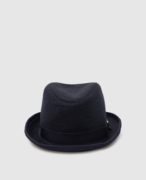 Stefano Ricci Children's blue cashmere hat YVF4352PCA10
