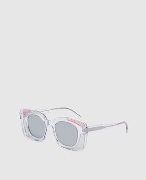 Kuboraum T7 transparent sunglasses KRS0T7CRYS0000SI