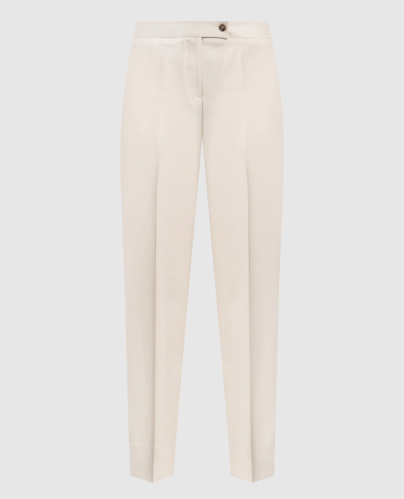 

Light beige wool trousers Enrico Mandelli
