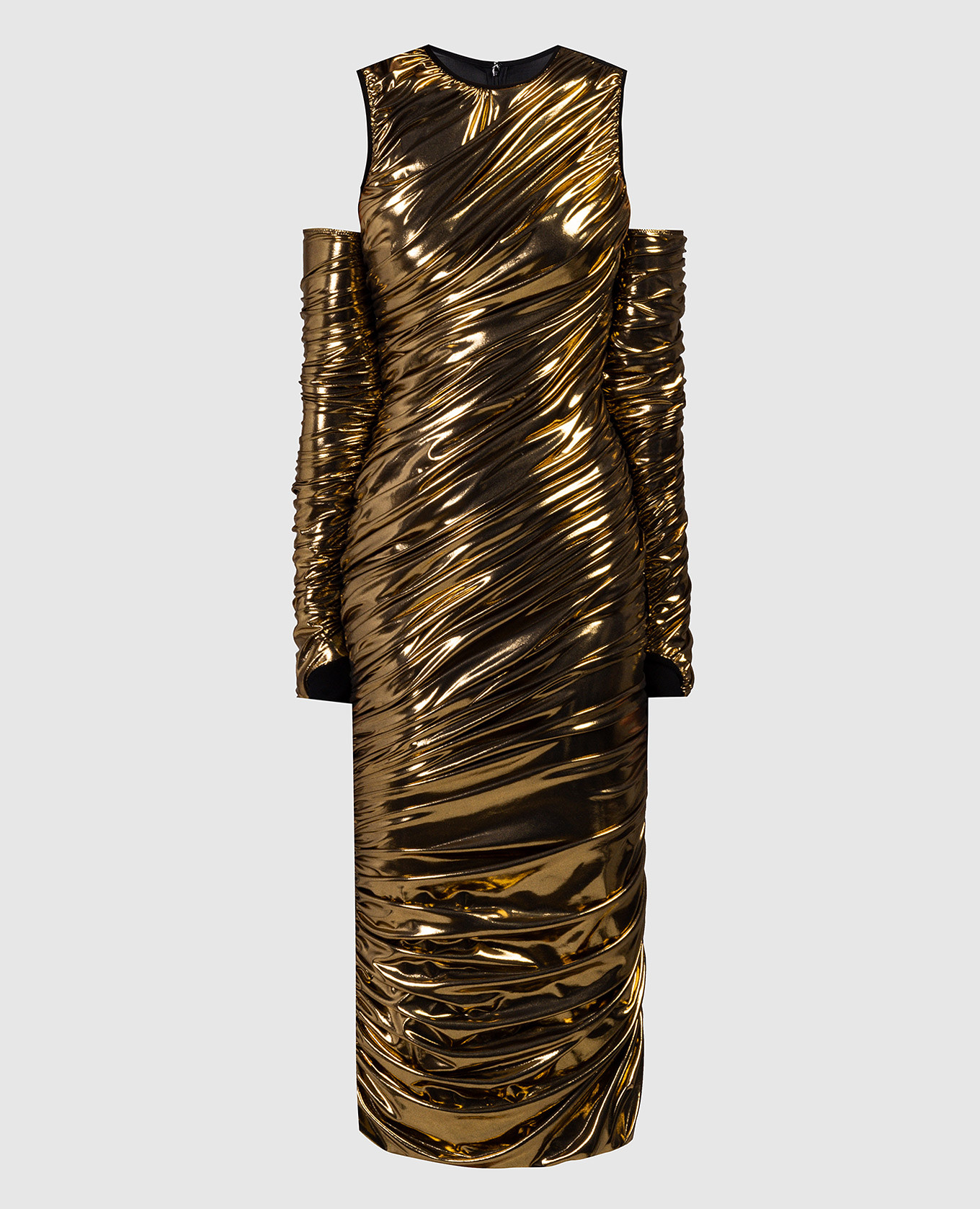 

Golden dress with drapery Dolce&Gabbana