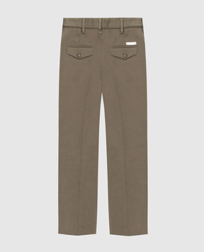 Stefano Ricci Children's olive trousers Y1T90APAT0CT002E