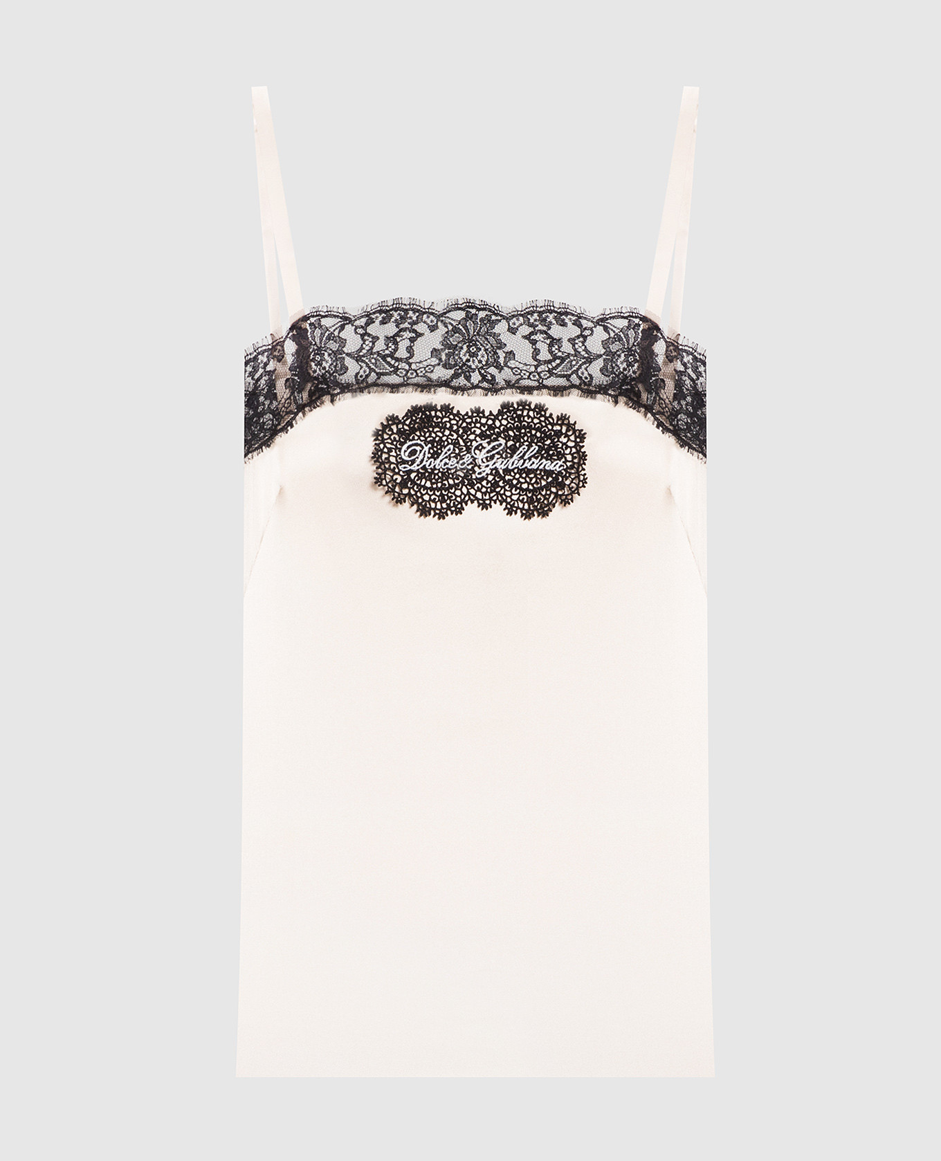 

Beige top with lace Dolce&Gabbana