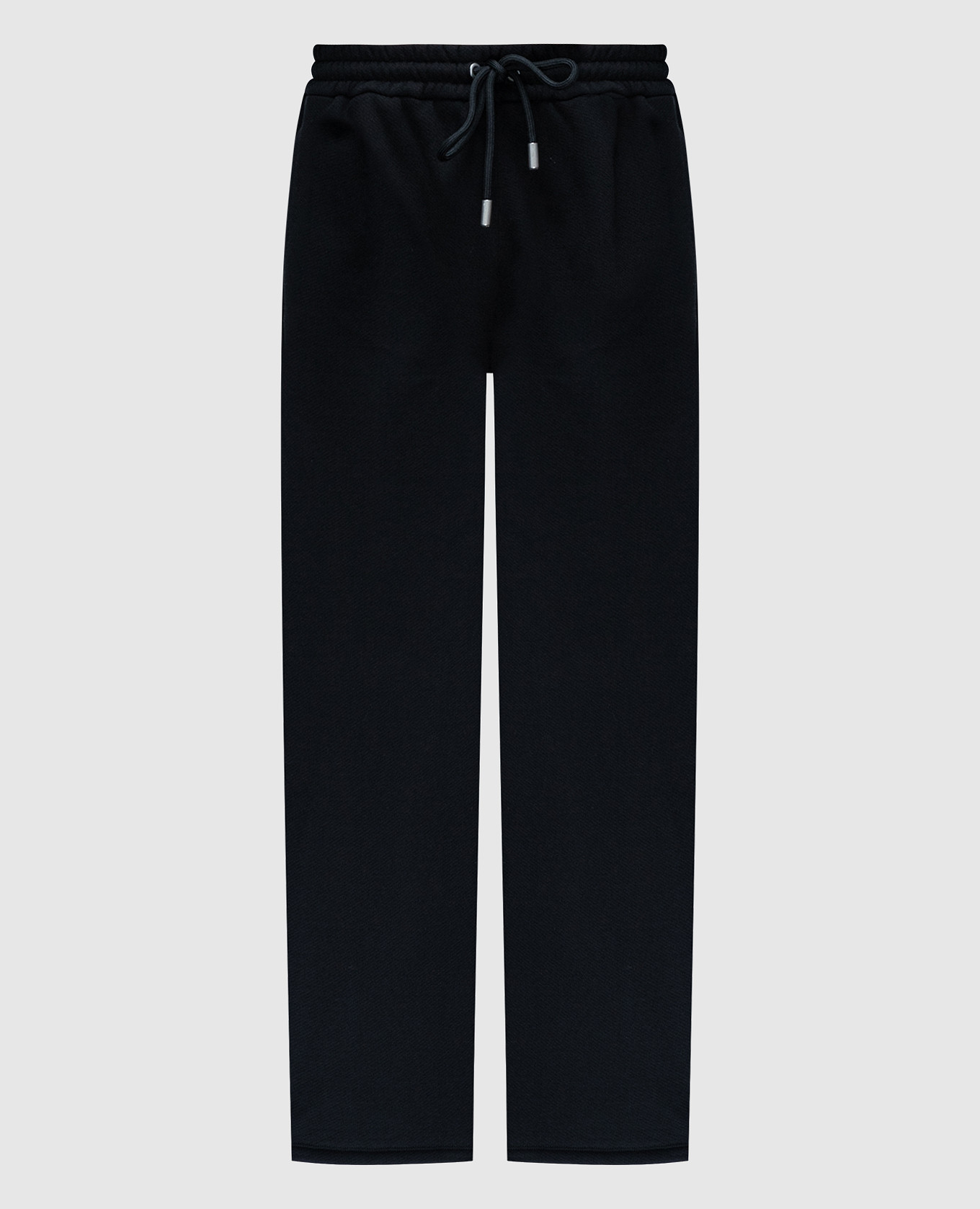Black sweatpants with monogram logo embroidery off-white