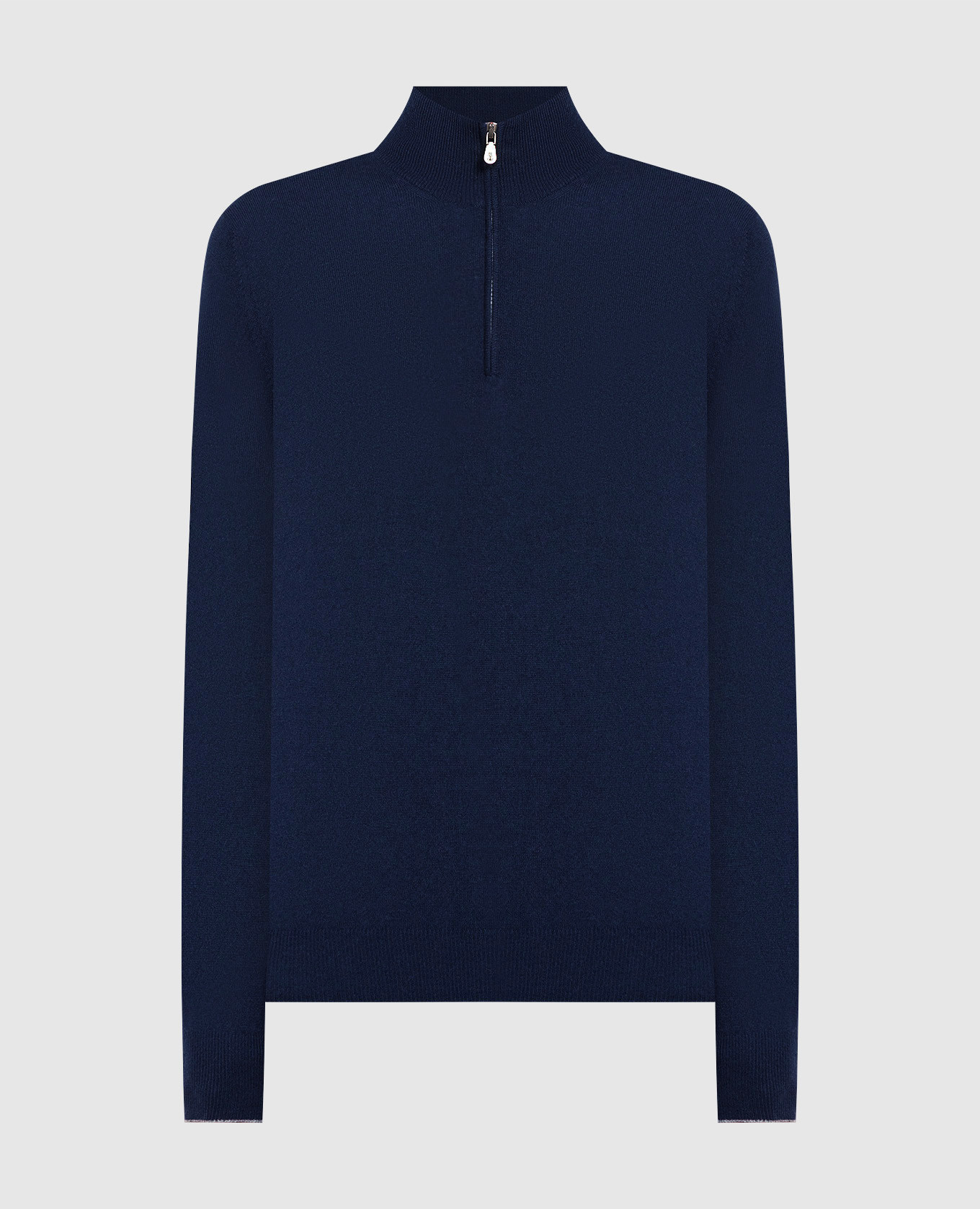 

Blue wool and cashmere jumper Brunello Cucinelli, Синий
