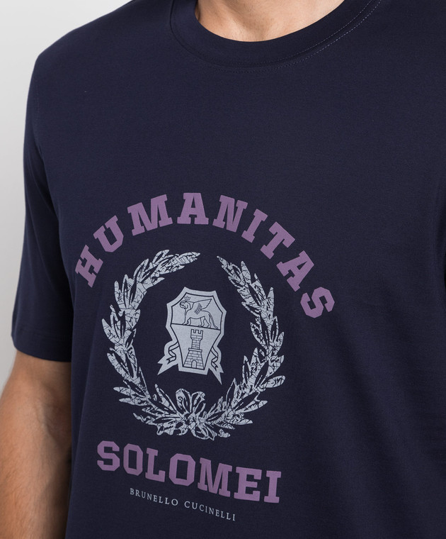 BRUNELLO CUCINELLI ライトブルー Tシャツ Brunello Cucinelli Cotton/Linen T-Shirt Light Blue at CareOfCarl.com