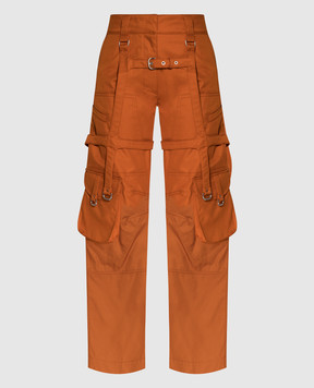 Off-White Brown cargo pants OWCF019F23FAB001
