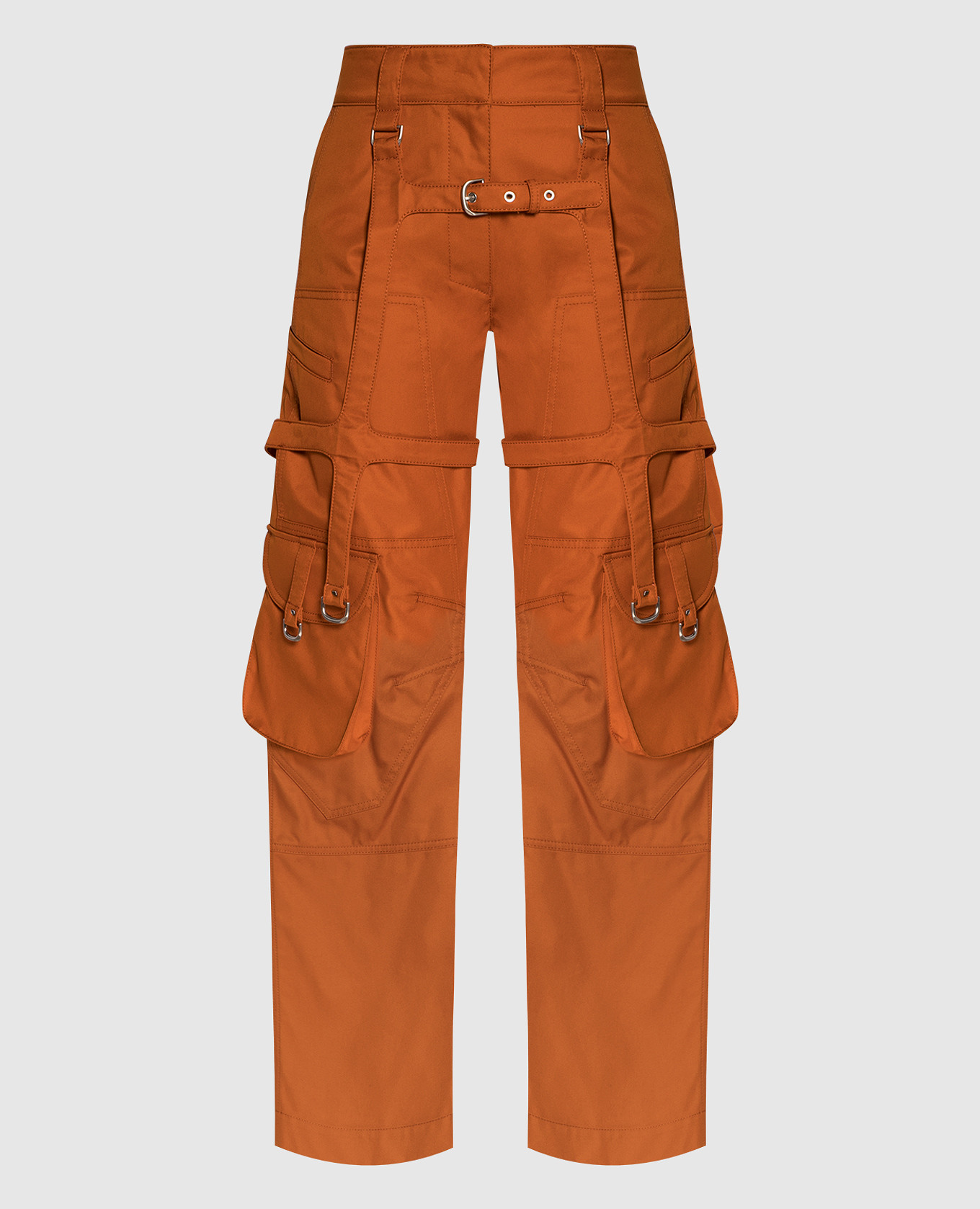 Brown cargo pants off-white