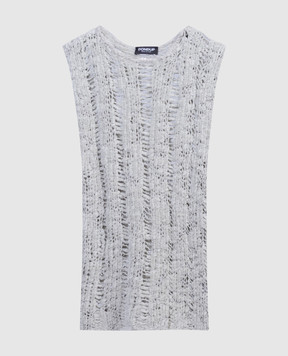 Dondup Green openwork vest DT307M00921D002