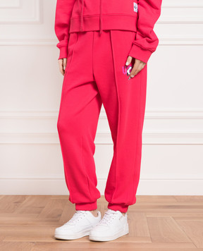 Philosophy di Lorenzo Serafini Joggers in pink with a Peanuts print J03140748