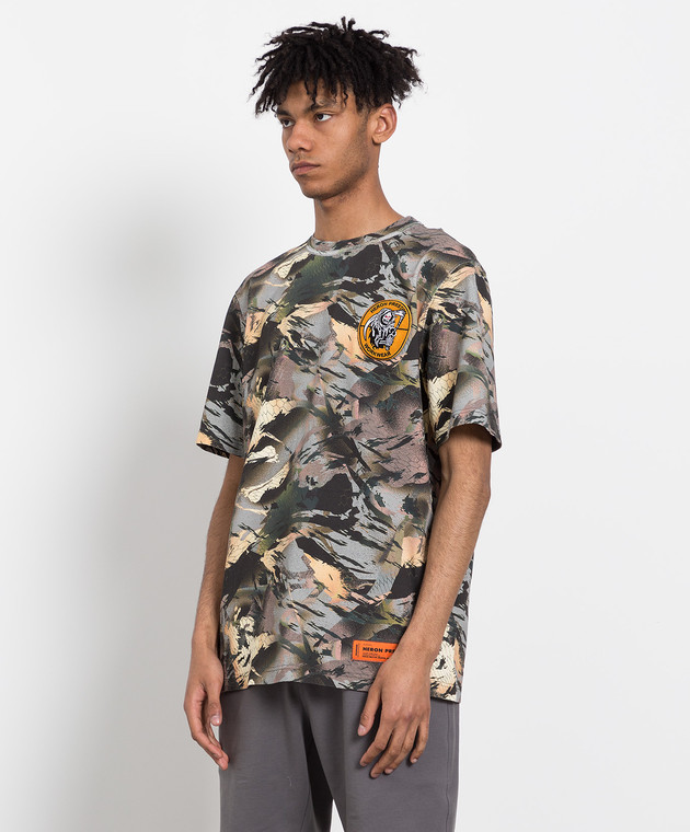 Heron Preston - T-shirt with camouflage print HMAA026S22JER007