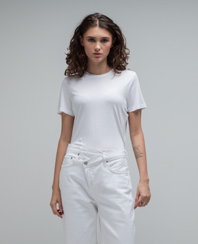 AGOLDE Annise white t-shirt A72361496