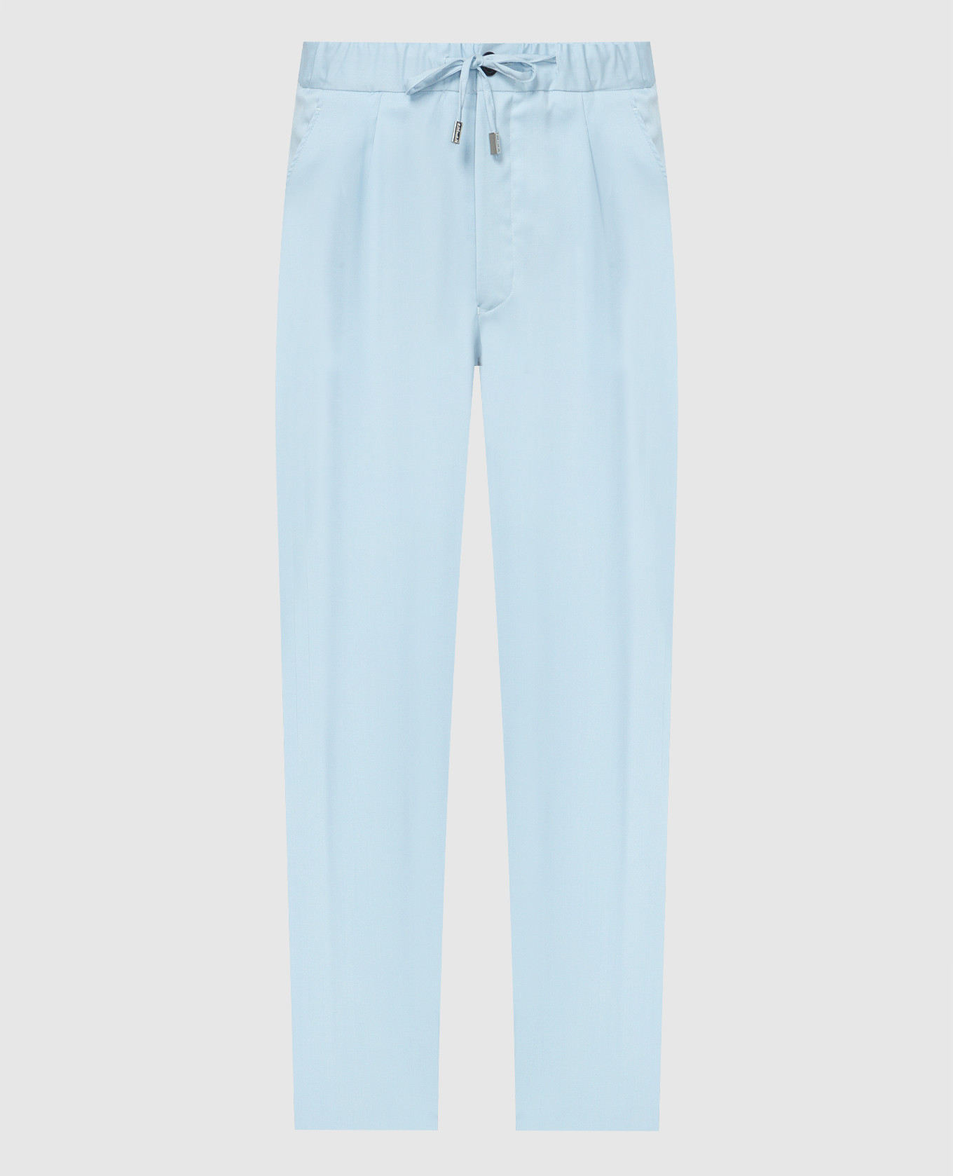 

Blue pants made of wool Enrico Mandelli, Light blue