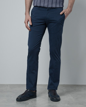 Stefano Ricci Blue pants with logo MFT41S0170T209PT