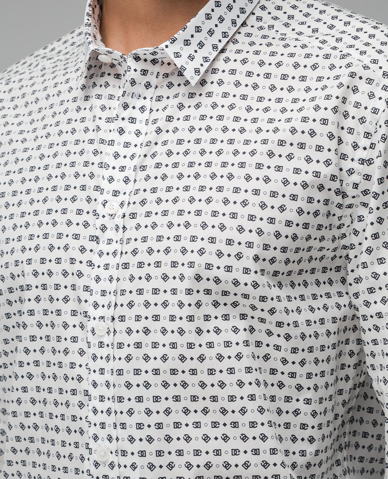 White shirt with DG logo Dolce&Gabbana 5