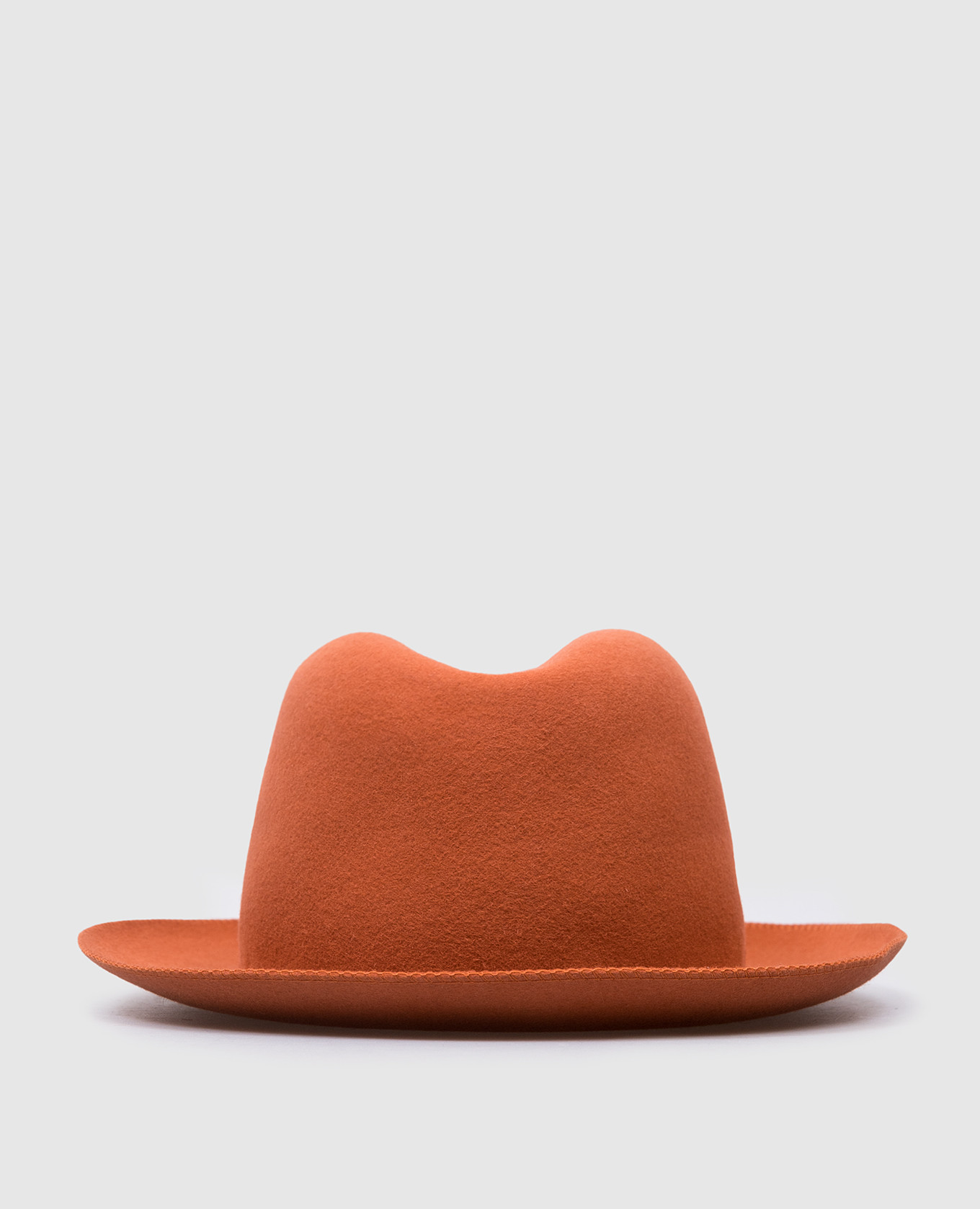 Orange claudio traveler hat borsalino
