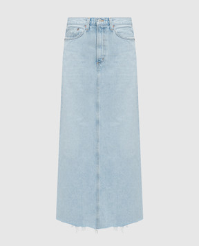 AGOLDE Hilla blue denim skirt A91111141