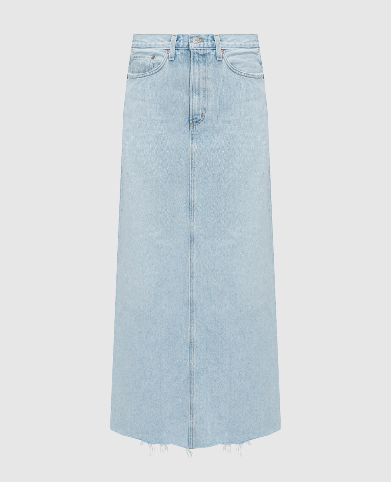 

Hilla blue denim skirt AGOLDE, Light blue