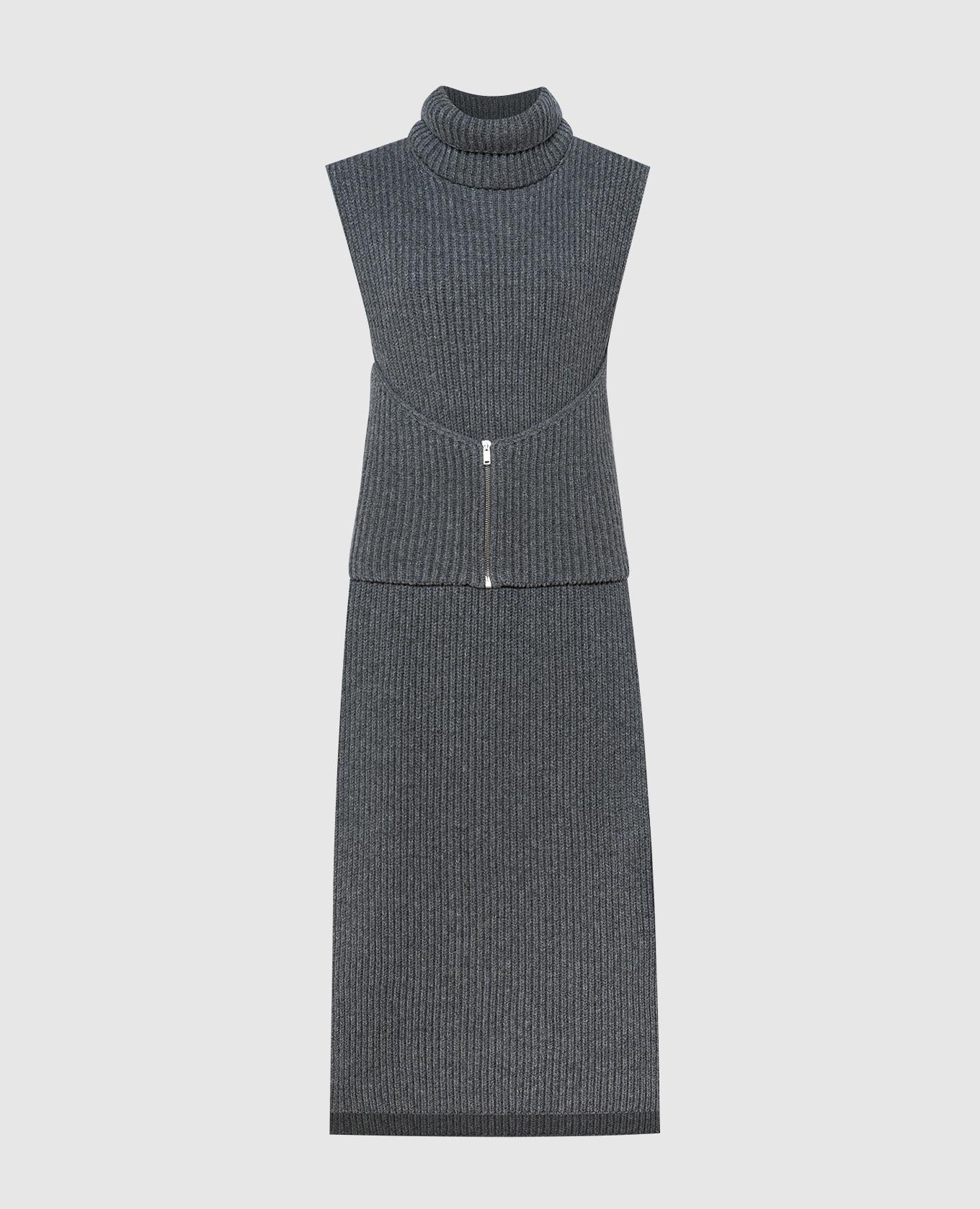 

Gray dress made of wool with a scar Jil Sander, Grey