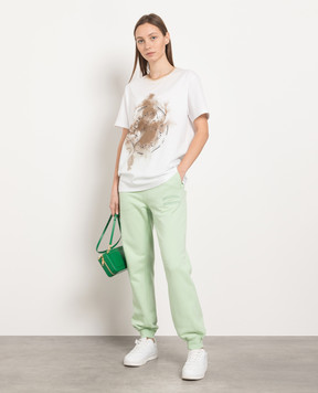 Ermanno Scervino Green logo joggers D425P306LGFVV