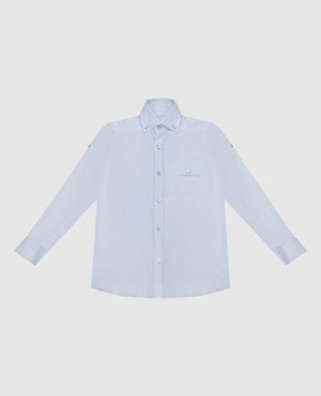 Stefano Ricci Children's blue shirt YC003209M1700
