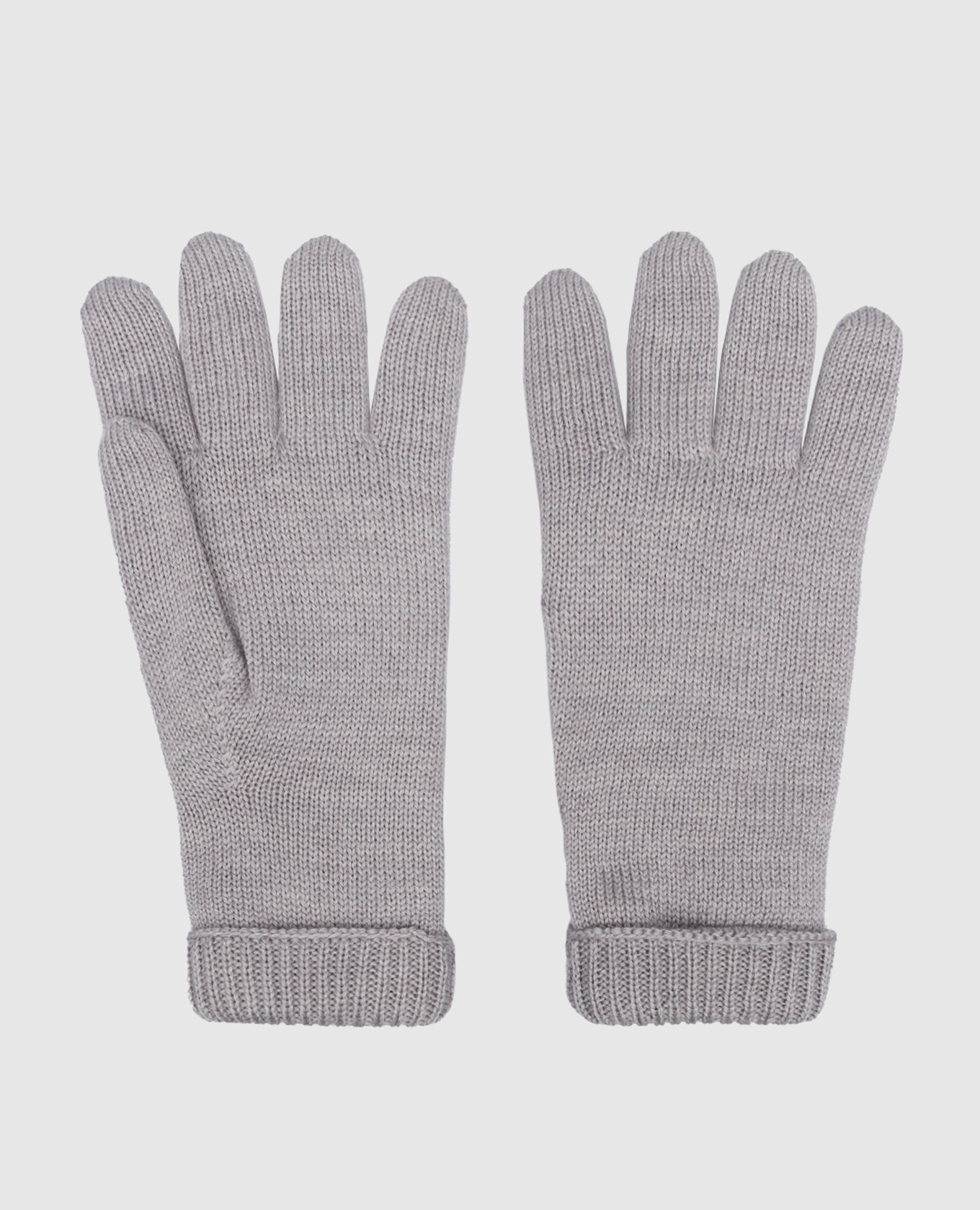

Children's gray mittens made of wool Il Trenino, Grey
