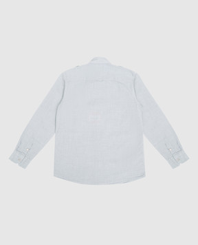 Stefano Ricci Children's gray reaper-effect shirt YC002742L1669