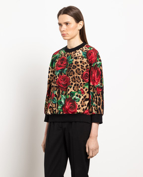 Dolce&Gabbana Sweatshirt in print F9962TFSGPE