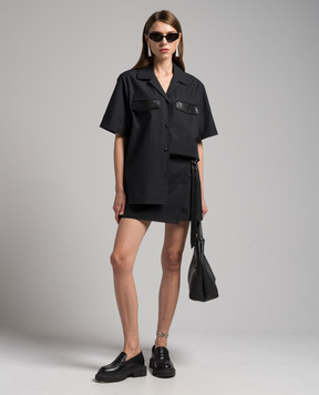 Nanushka Black blouse Emina NW23PFSH01499