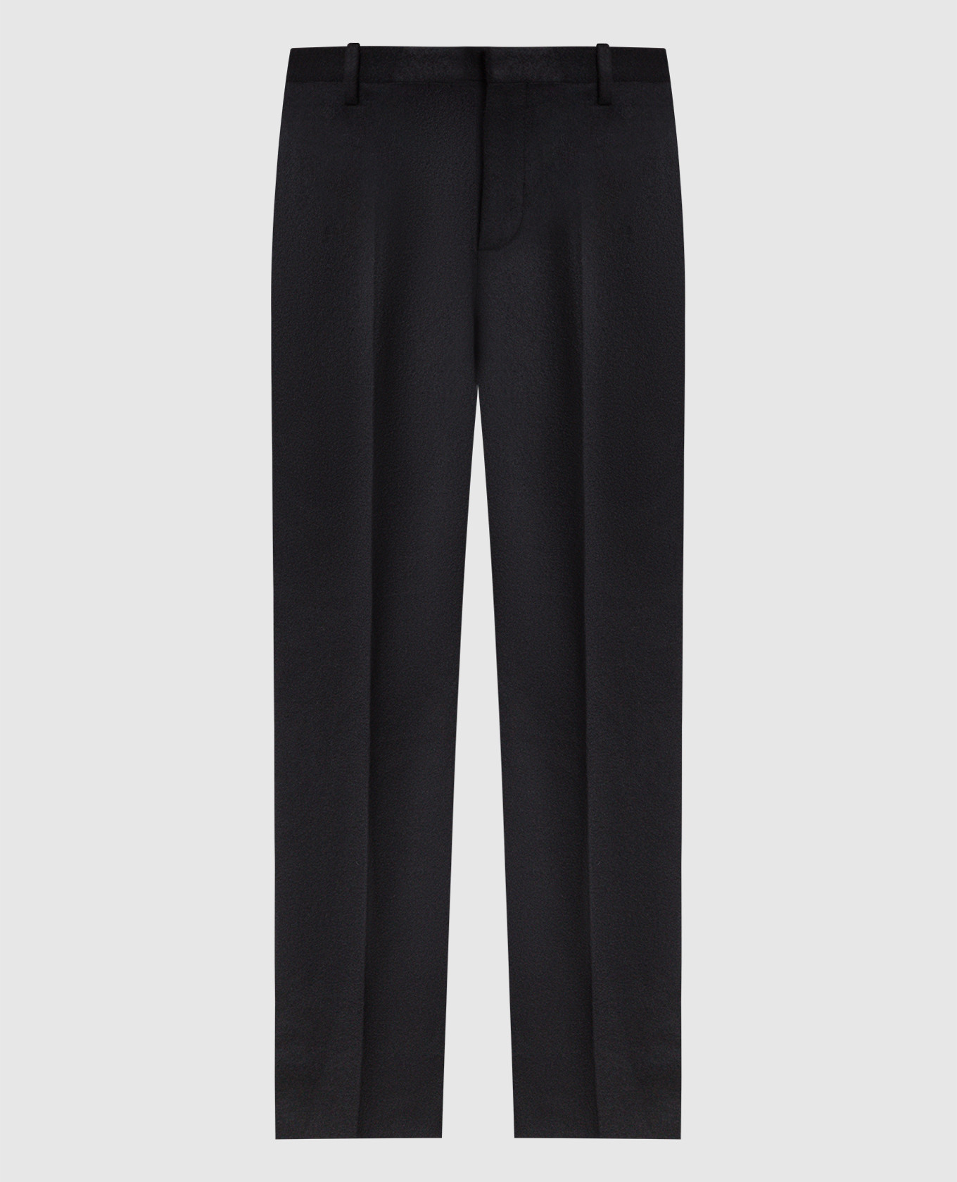 

Black cashmere trousers with logo patch Off-White