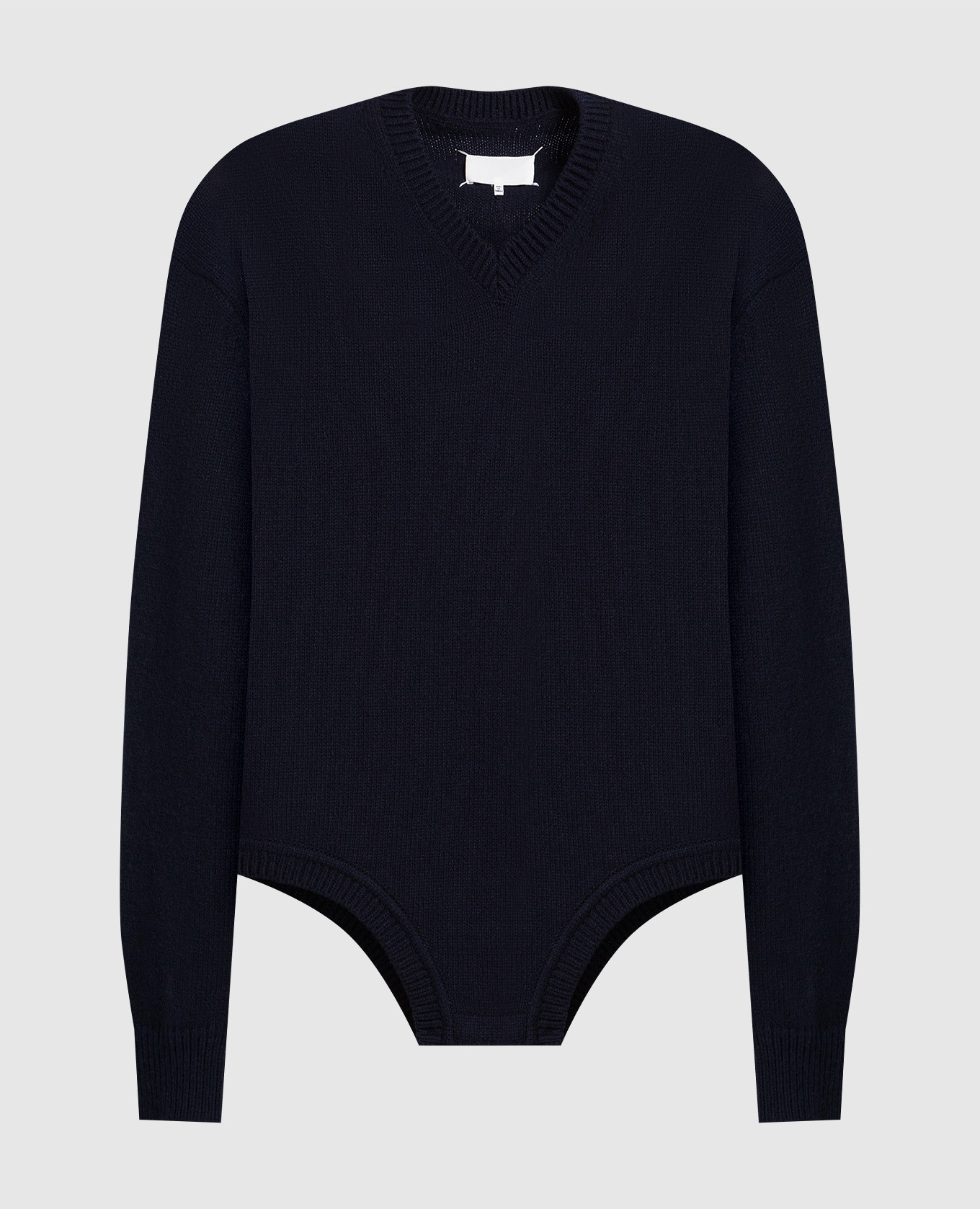 

Blue wool pullover bodysuit Maison Margiela
