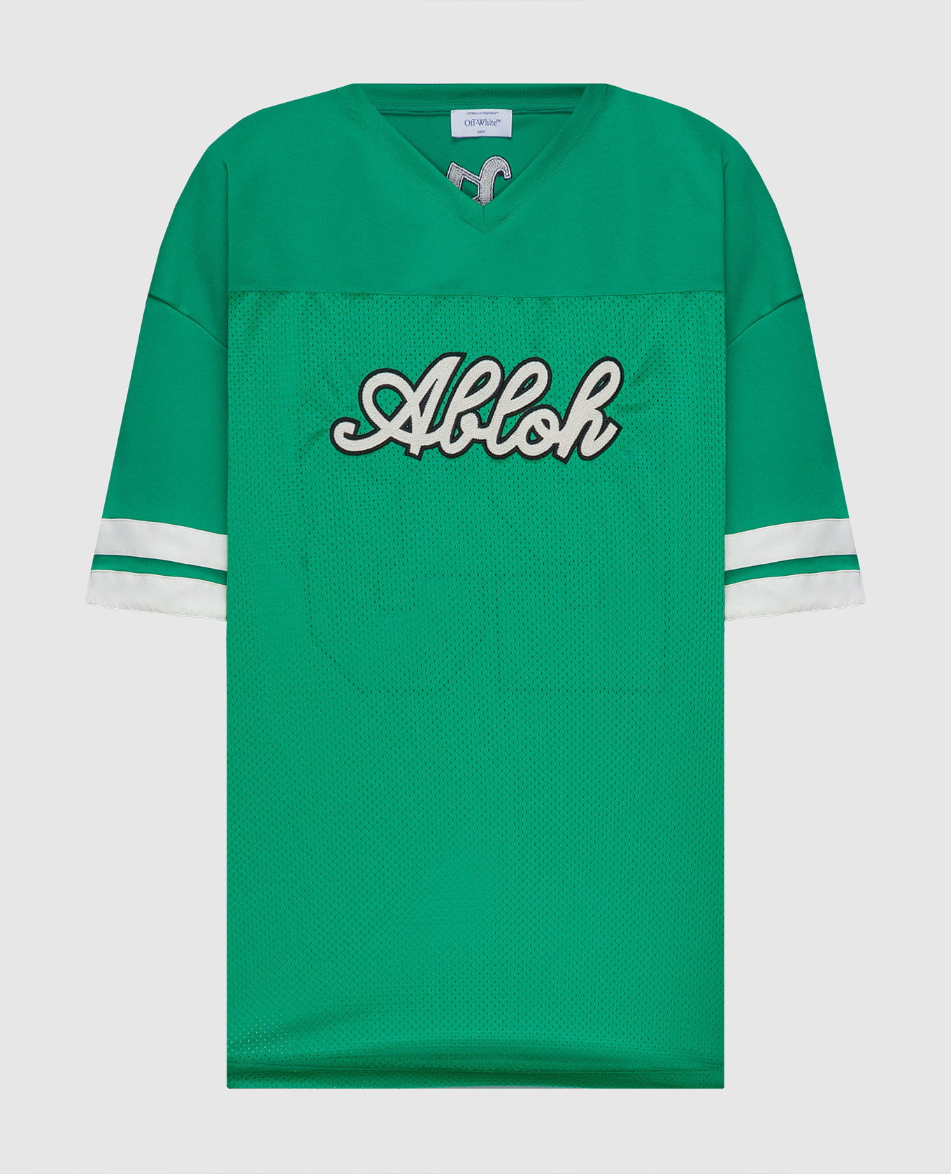 

Football Ow green t-shirt Off-White