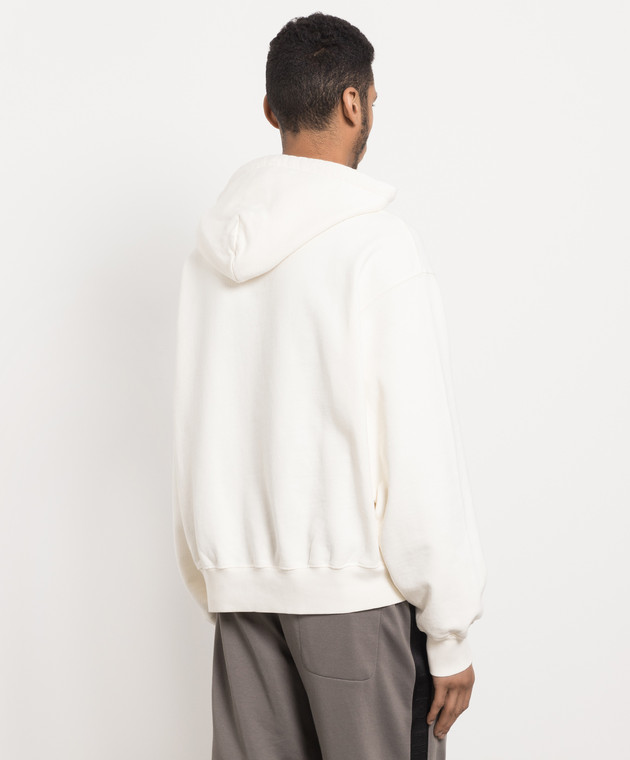 Heron Preston - Beige hoodie with a print HMBB024S23JER002 - shop